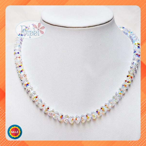 Vòng cổ pha lê Swarovski 8mm