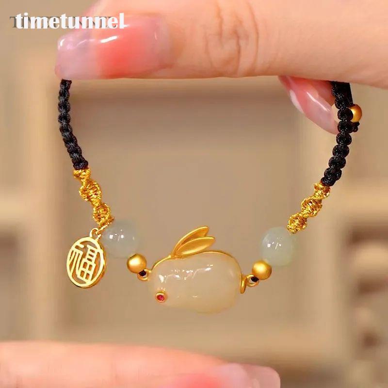 Vòng Tay Dây Đỏ May Mắn Hình Thỏ Năm Mới 2023 CNY