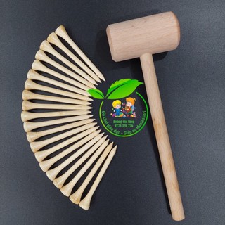 Set búa đinh gỗ cho bé rèn vận động tinh
