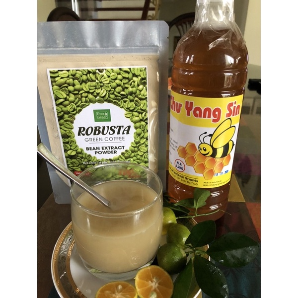 Bột chiết cà phê xanh Robusta 100% nguyên chất