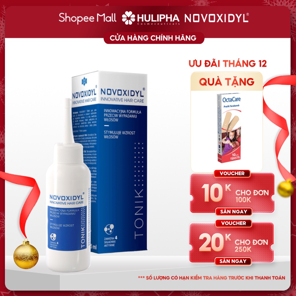 Serum Mọc Tóc Y Tế NOVOXIDYL Tinh Chất Nuôi Dưỡng Từ Sâu Chân Tóc Và Kích Thích Mọc Tóc Chai 75ml