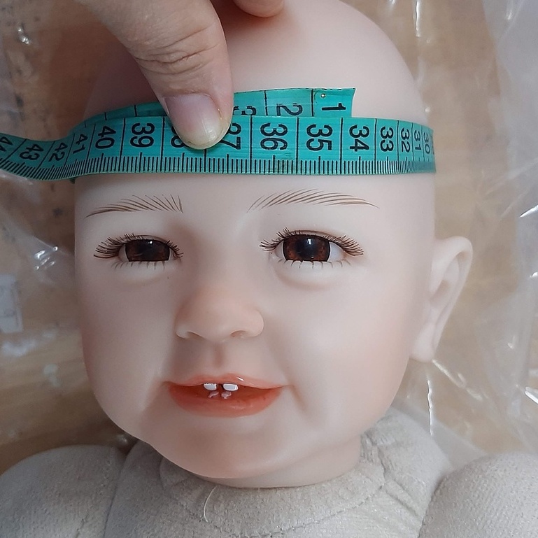 Búp Bê Mắt Tít Tái Sinh Thân Gòn Reborn Vinyl Doll