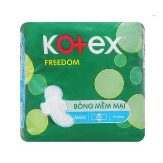 Combo 8 gói băng vệ sinh kotex freedom maxi cánh - 486