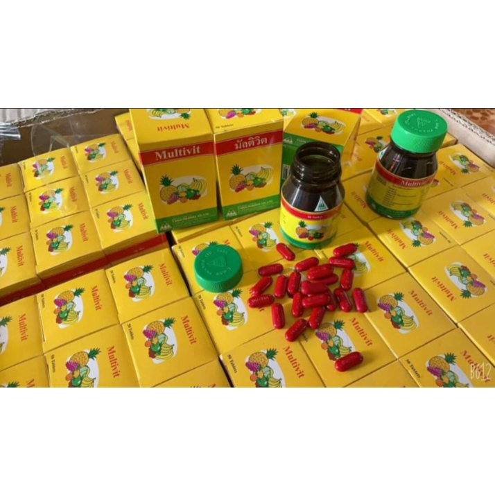 9 Vitamin tăng cân TP Thái Lan chính hãng mẫu mới nắp đen lọ 50vien