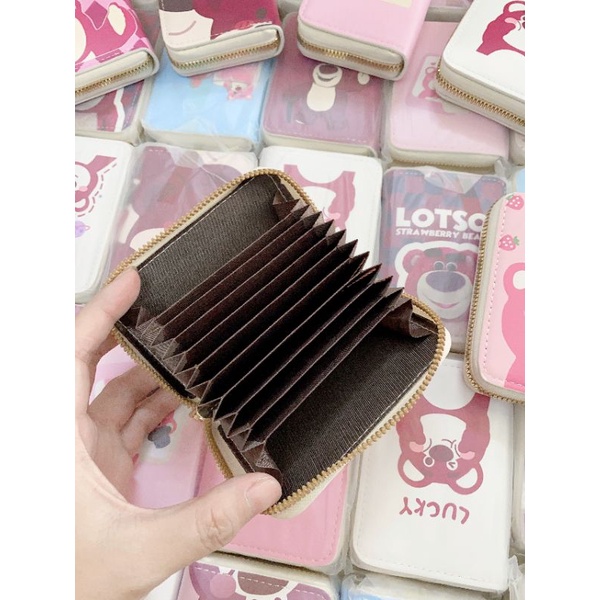 ví để thẻ mini hình gấu losto siêu xinh ngẫu nhiên