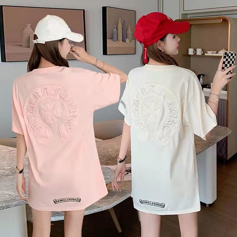 ❤️ Áo Thun cotton Ngắn Tay Thêu Họa Tiết Hoa Thời Trang Dành Cho Nữ