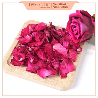 100g Cánh Hoa Hồng Khô Cánh Hoa Khô Tự Nhiên Làm Trắng Da cho Spa, Tắm Bồn, Ngâm Chân