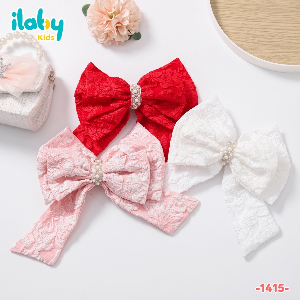 Nơ kẹp tóc phối dây ngọc [61IA1415L2PT]