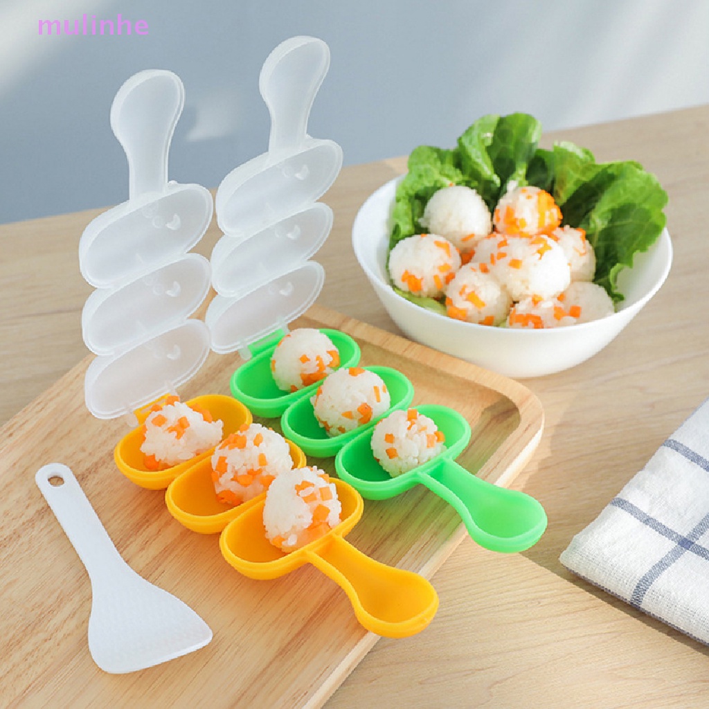 Set 2 Khuôn Làm Cơm Nắm DIY Dành Cho Trẻ Em