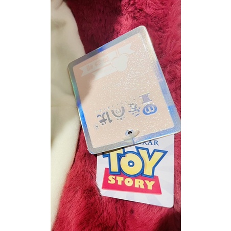 Mũ bucket găng tay nhân vật Disney Toy Story gấu dâu Lotso chất lông mềm mịn full tag