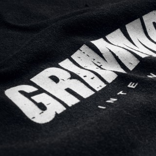 Grimm DC Áo wash | Contrast tee // Black-grey