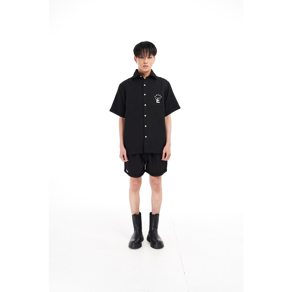 ÁO SƠ MI ĐEN - SS23 E1 BLACK SHIRT