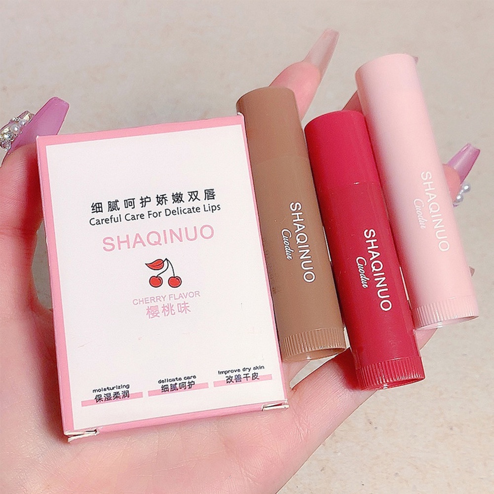 Son Môi Dưỡng Ẩm Sửa Chữa Son Môi Son Môi 3 Màu Heby1