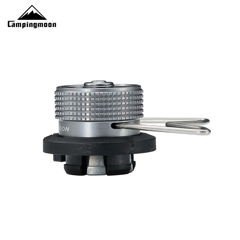 Đầu chuyển đổi Adapter Campingmoon Z10 có giá đỡ bình ga nối bếp gas dã ngoại với bình ga mini dài thông thường