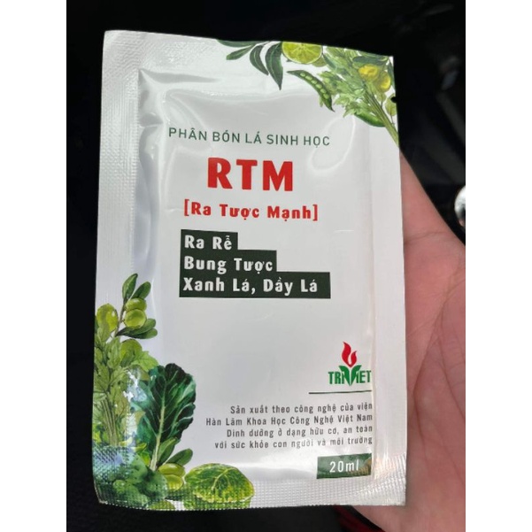 Phân bón lá sinh học RTM (Ra Tược Mạnh)