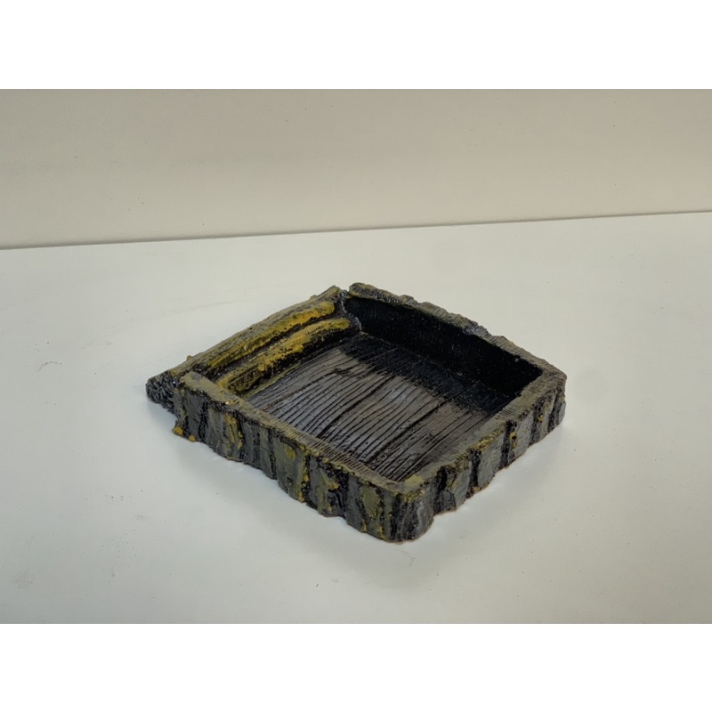 Máng Ăn,Máng Nước Cho bò Sát Chữ Nhật 14x12x3cm