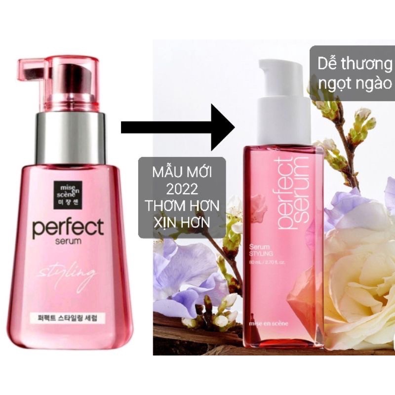 Tinh Chất Dưỡng Phục Hồi Tóc Hư Tổn Missen Mise en Scène Perfect Repair Hair Serum 80ml