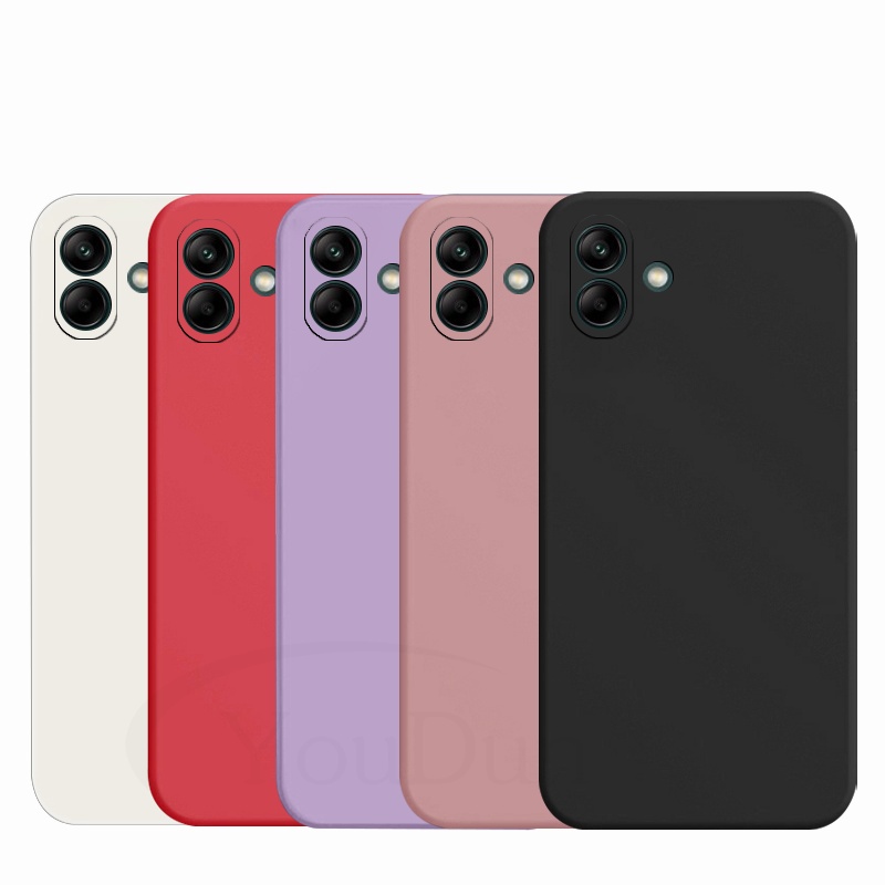 ốp lưng chất liệu mịn che camera viền vuông ốp cho Samsung Galaxy A14 A04s A04 A04E A03s A03 A02s A02 A13 A23 A53 A33 A73 4G 5G 2022 2023