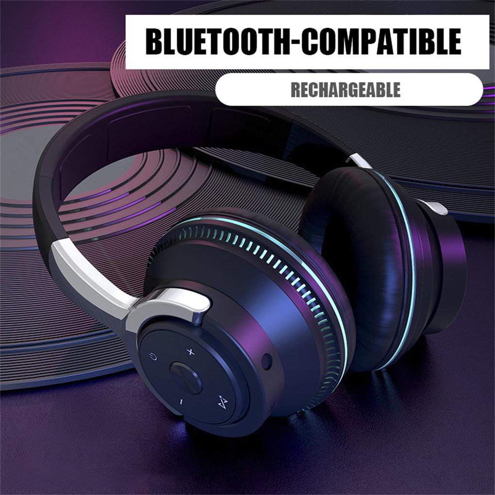 Headsets Bluetooth-compatible Gamer Headphone Stereo Sound Music Listening Tool Foldable Devices Earphone for Computers