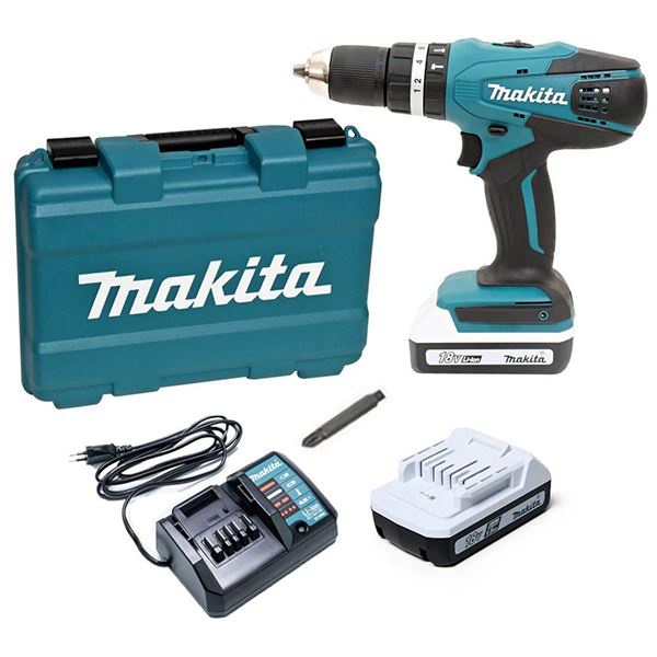 Máy khoan pin Makita HP488DWAE 2PIN 18V + 1 SẠC