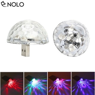 Đèn 3D 7 Màu Vũ Trường Nguồn USB Cảm Ứng Theo Nhạc