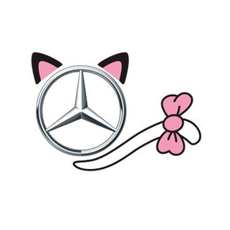 Logo Dán Trang Trí Xe Hơi Sáng Tạo Dễ Thương