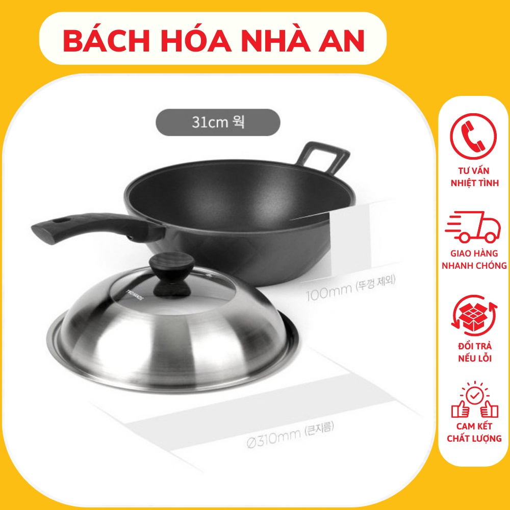 chảo sâu lòng two hand salon lock&lock 31cm