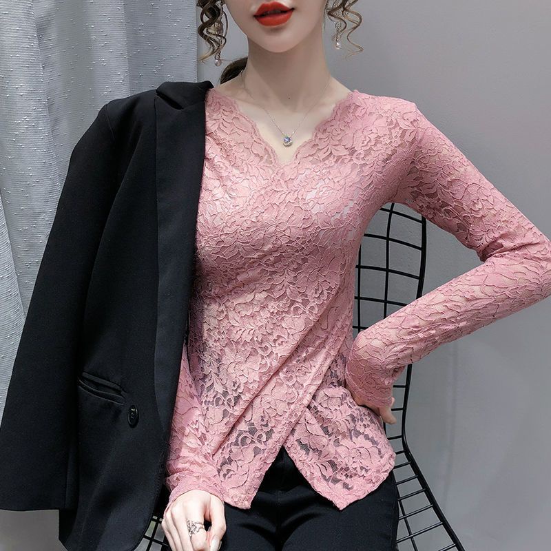 Áo Ren Tay Dài Phong Cách Phương Tây Thời Trang Mùa Thu Cho Nữ 2N3W