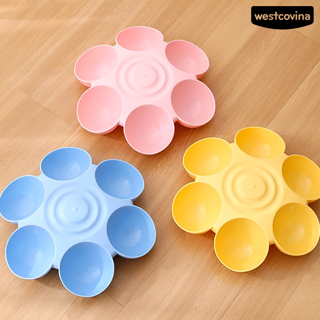 [COD]♘Bát Ăn Dặm 15 Độ Chống Trượt Hình Bông Hoa Cho Thú Cưng