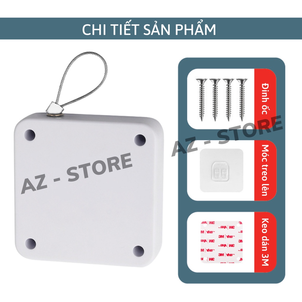 Đóng cửa tự động, Hộp dây rút đóng cửa tự động không cần khoan đục - Dán mọi loại cửa EZMART