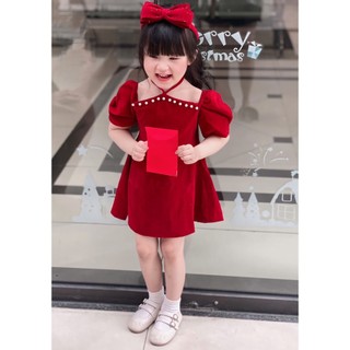 Sét váy nhung đỏ noel 8-20kg