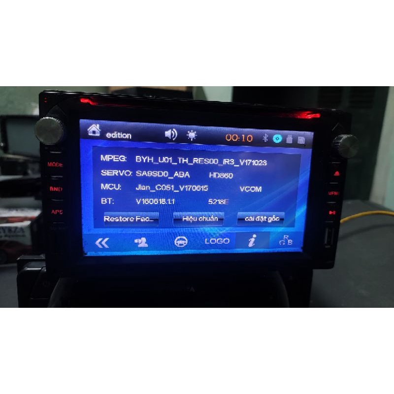 Đầu dvd âm thanh oto