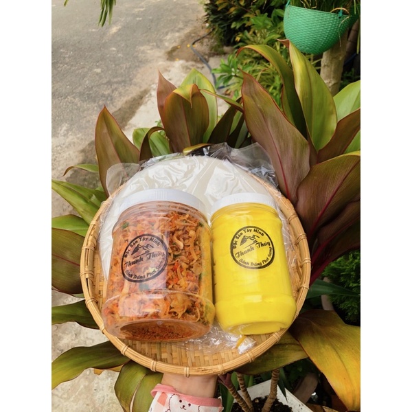 COMBO TO NHẤT HỆ ĂN VẶT - BÁNH TRÁNG PHƠI SƯƠNG MUỐI TÉP HÀNH PHI