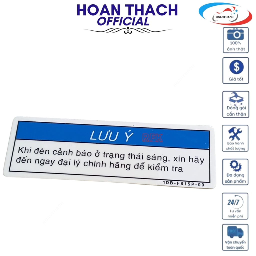 Tem Lưu Ý cho xe máy Nouvo 5 yamaha, chính hãng HOANTHACH 1Dbf815P0000