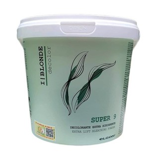 Bột tẩy tóc siêu nhanh nâng Sáng Màu Tóc Lên Đến 9 Cấp Độ Elgon Super 9 Extra Lift Bleaching Powder ( New ) 500gr