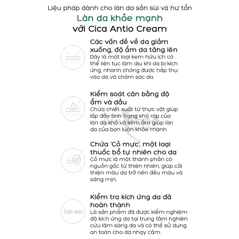 Kem Dưỡng Làm Dịu Phục Hồi Da Medi-Peel Cica Antio Cream 30ml