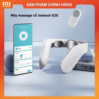 Máy massage cổ thông minh Jeeback G20 thế hệ mới cho người làm văn phòng sử dụng sóng EMS, có điều khiển và kết nối app