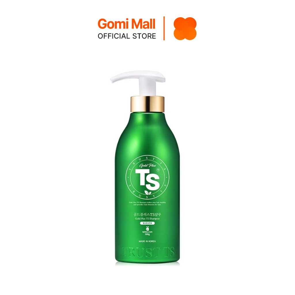 Dầu gội TS Gold Plus Shampoo ngăn rụng tóc giúp tóc bóng mượt tự nhiên 500ml Gomi Mall
