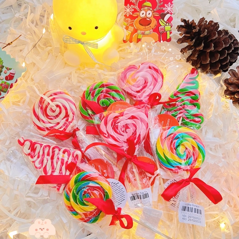 Kẹo mút noel siêu đáng yêu