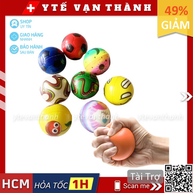 ✅ Banh Đặc Tập Cơ Tay | Bóng Xốp Tập Vật Lý Trị Liệu, Tai Biến -VT0225 | Y Tế Vạn Thành
