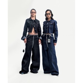 Set denim xanh và đen