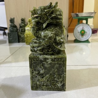 Ấn chiện, ấn rồng, chiện rồng ngọc thật, tự nhiên của VN cho công danh, nặng 3.5 kg