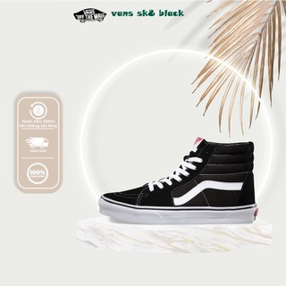 Giày Vans Sk8 Black White
