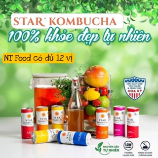 Trà lên men bổ sung lợi khuẩn Star Kombucha 12 vị