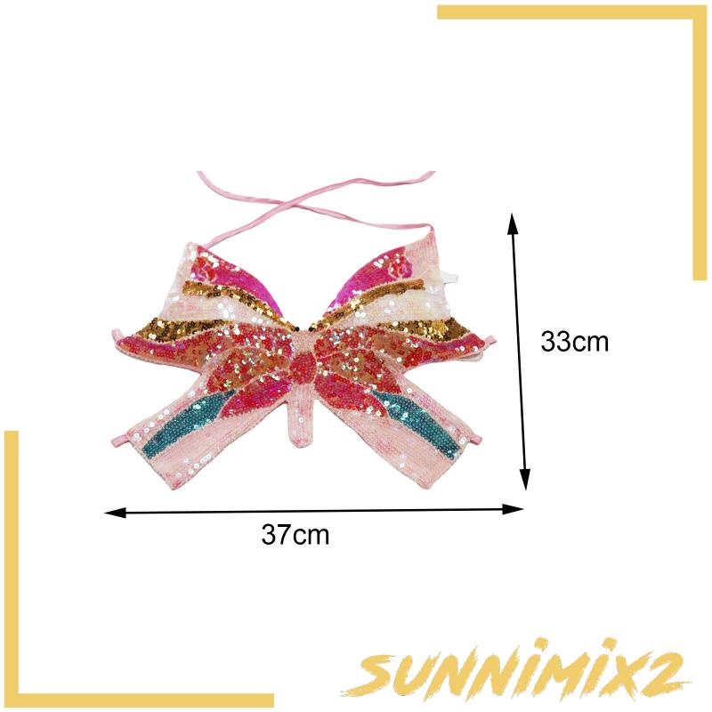 Set 2 Áo Croptop Kim Sa Lấp Lánh Dành Cho Múa Bụng