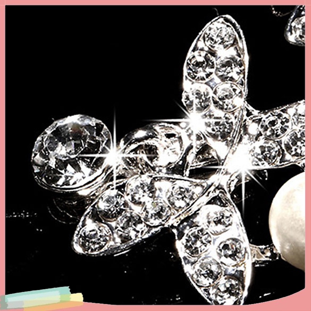 Băng Đô Hợp Kim Trang Trí Hoa Đính Đá Xinh Xắn Thời Trang Cho Nữ