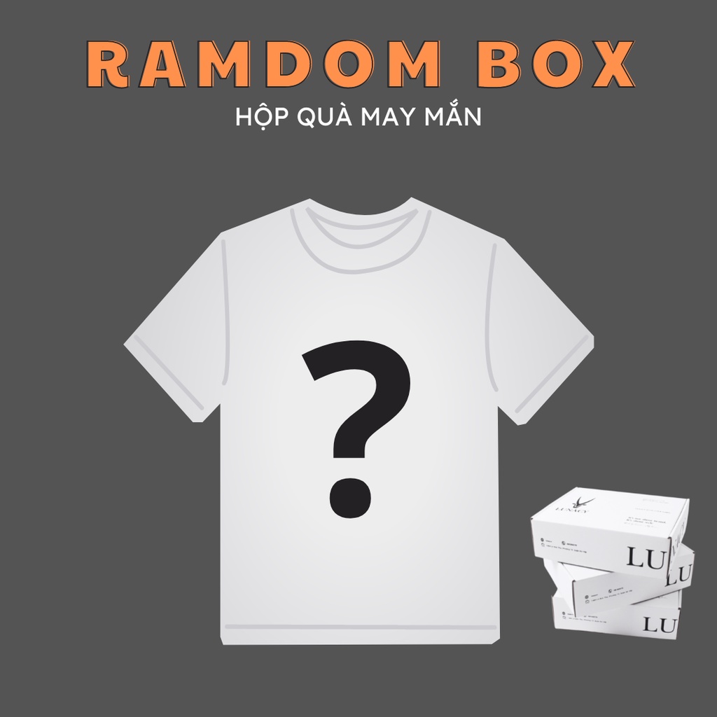 RANDOM PACK - Áo thun tay lỡ LUNACY ngẫu nhiên