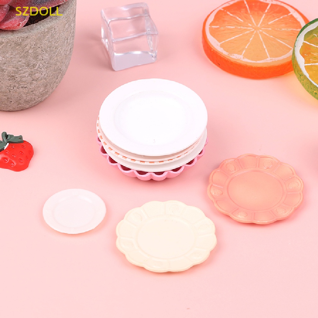 Mô Hình Đĩa Muỗng / Khay Đựng Bánh Trang Trí Nhà Búp Bê