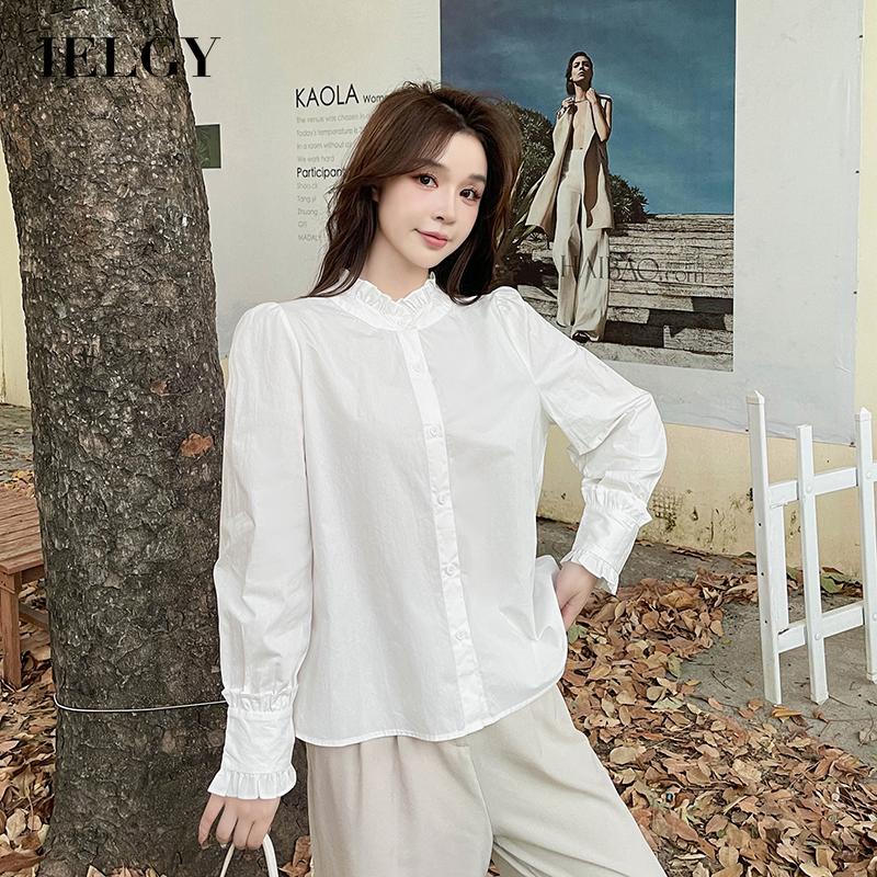 Áo Khoác Ngoài Dáng Rộng Tay Dài Và Bông Tai Thời Trang Cho Nữ