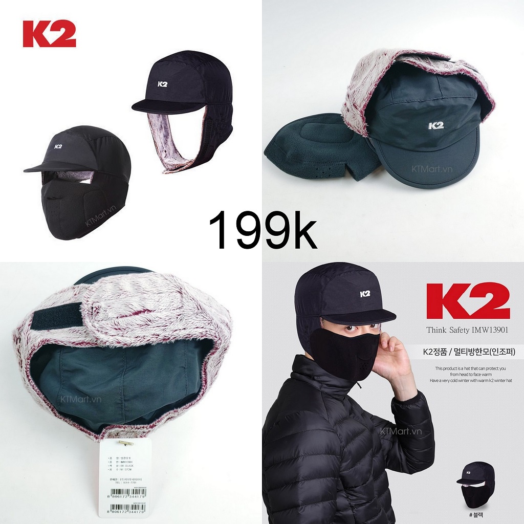 Mũ che tai siêu ấm K2 xuất Hàn